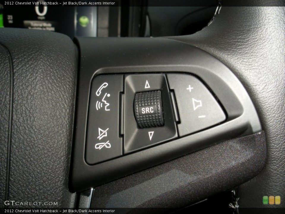 Jet Black/Dark Accents Interior Controls for the 2012 Chevrolet Volt Hatchback #74705500