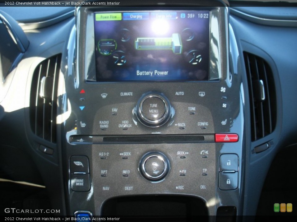 Jet Black/Dark Accents Interior Controls for the 2012 Chevrolet Volt Hatchback #74705608