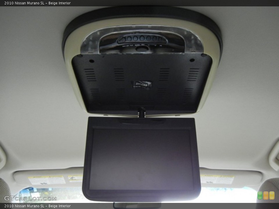 Beige Interior Entertainment System for the 2010 Nissan Murano SL #74706388