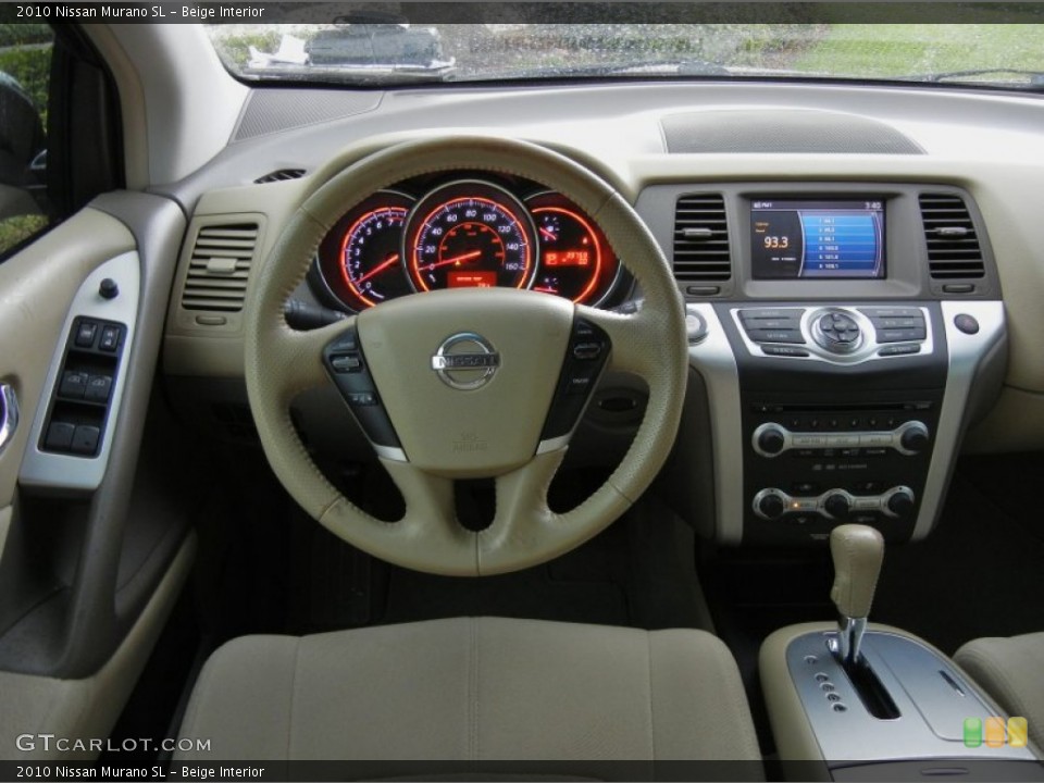 Beige Interior Dashboard for the 2010 Nissan Murano SL #74706433