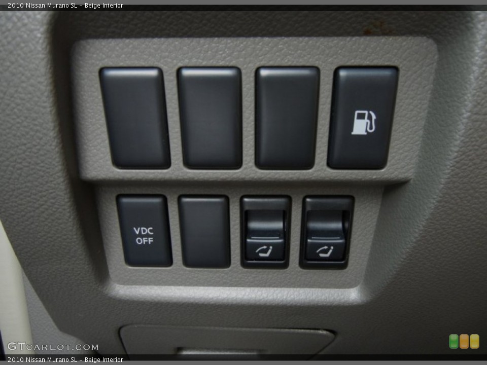 Beige Interior Controls for the 2010 Nissan Murano SL #74706492