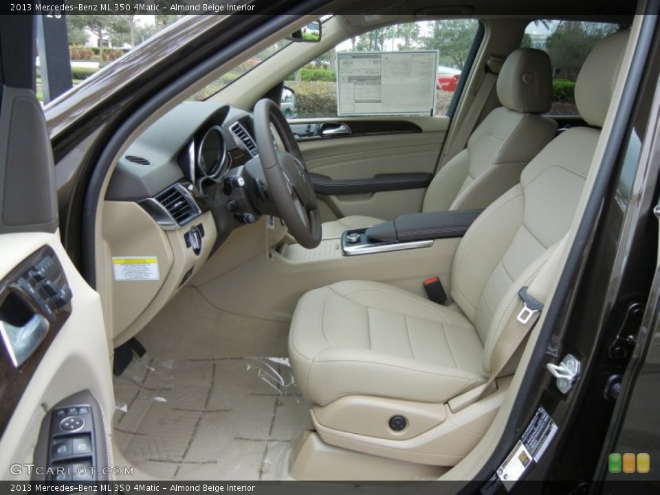 Almond Beige Interior Front Seat for the 2013 Mercedes-Benz ML 350 4Matic #74708596