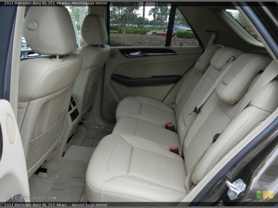 Almond Beige Interior Rear Seat for the 2013 Mercedes-Benz ML 350 4Matic #74708617