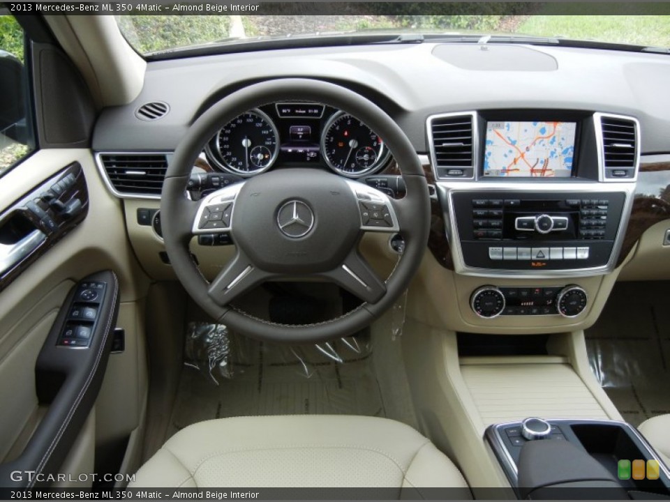 Almond Beige Interior Dashboard for the 2013 Mercedes-Benz ML 350 4Matic #74708659