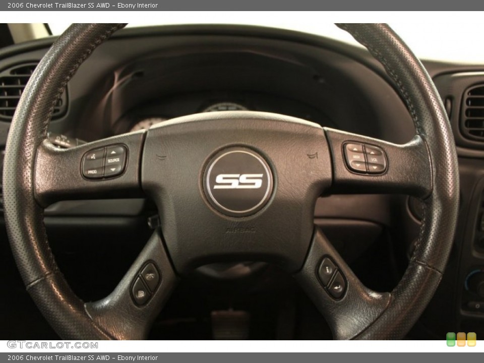 Ebony Interior Steering Wheel for the 2006 Chevrolet TrailBlazer SS AWD #74713295