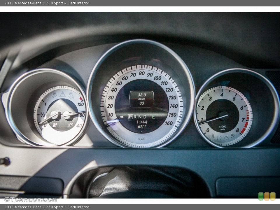 Black Interior Gauges for the 2013 Mercedes-Benz C 250 Sport #74713372