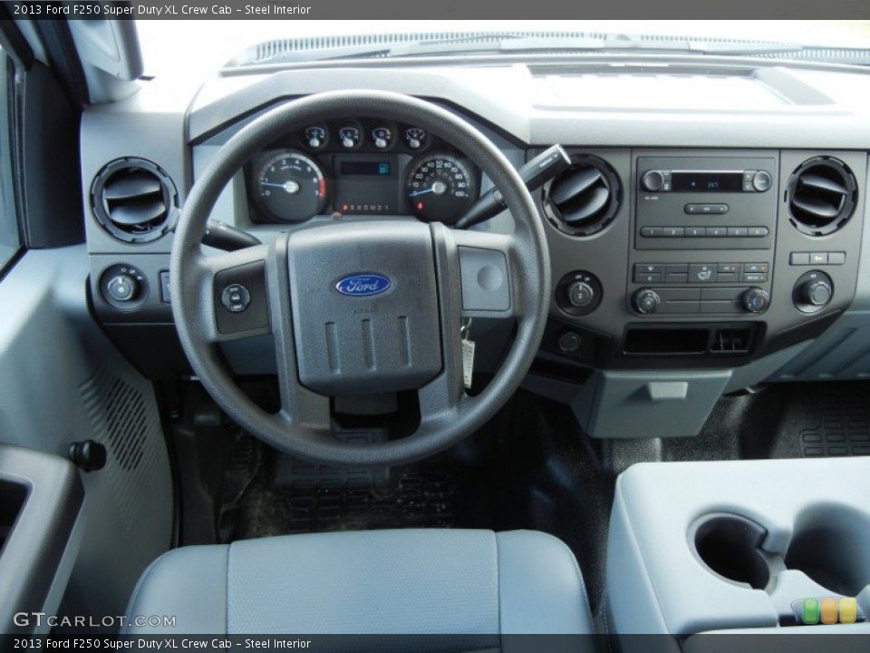 Steel Interior Dashboard for the 2013 Ford F250 Super Duty XL Crew Cab #74713584