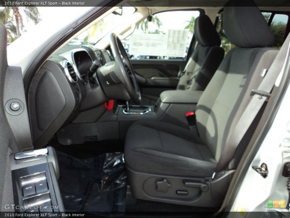 Black Interior Front Seat for the 2010 Ford Explorer XLT Sport #74715176