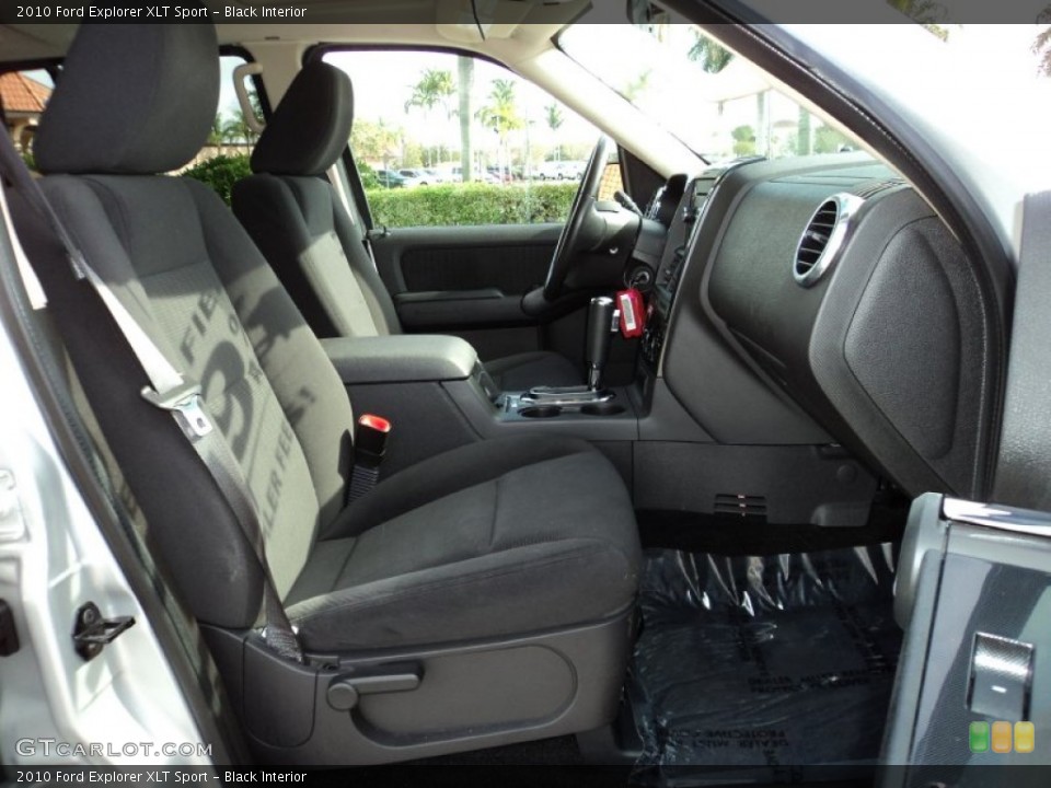 Black Interior Front Seat for the 2010 Ford Explorer XLT Sport #74715219