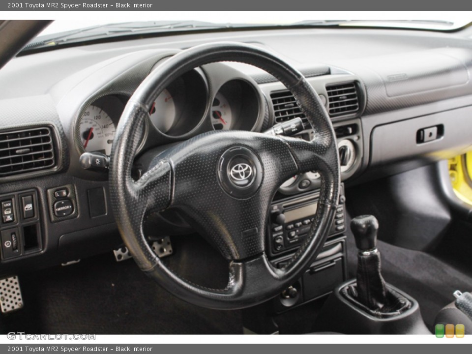 Black Interior Steering Wheel for the 2001 Toyota MR2 Spyder Roadster #74721698