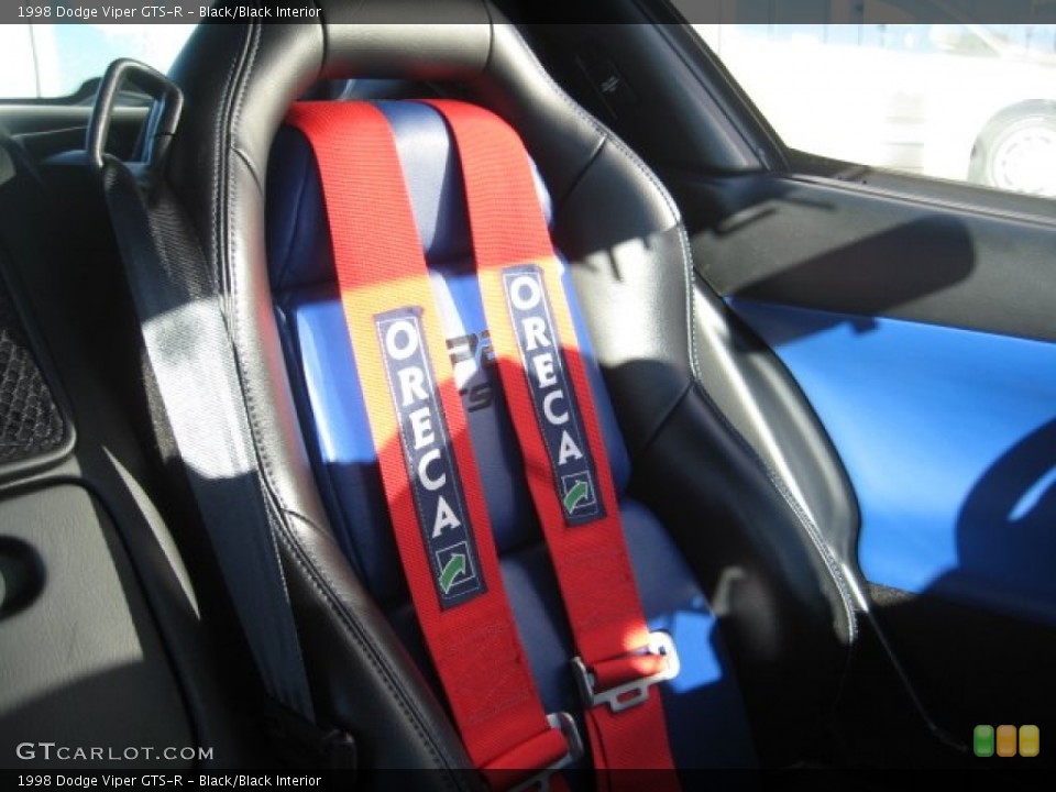 Black/Black Interior Front Seat for the 1998 Dodge Viper GTS-R #74725900