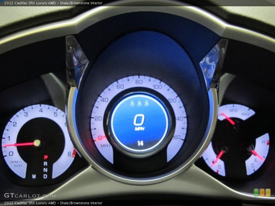 Shale/Brownstone Interior Gauges for the 2012 Cadillac SRX Luxury AWD #74728435