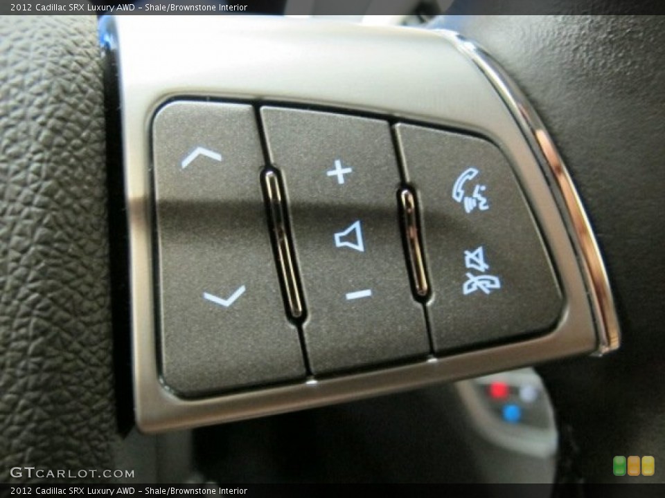 Shale/Brownstone Interior Controls for the 2012 Cadillac SRX Luxury AWD #74728558