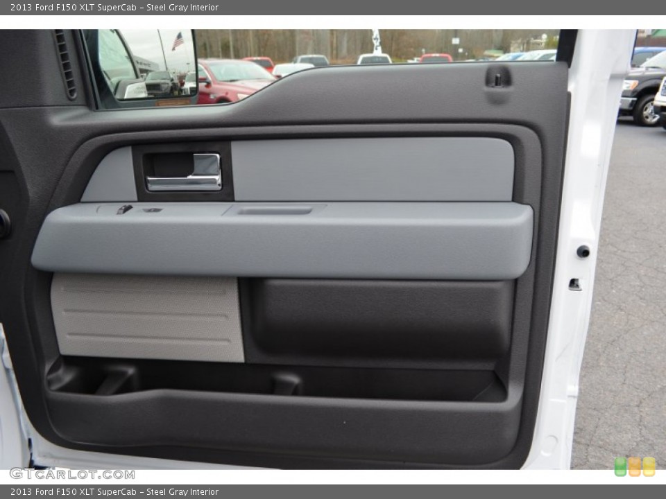 Steel Gray Interior Door Panel for the 2013 Ford F150 XLT SuperCab #74729644