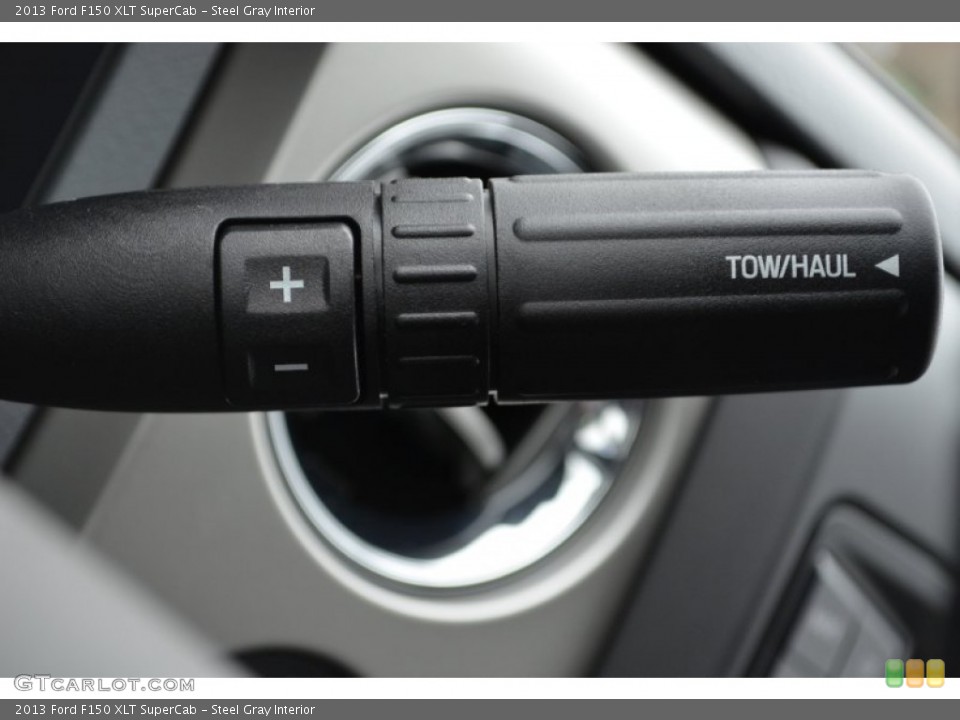 Steel Gray Interior Controls for the 2013 Ford F150 XLT SuperCab #74729929