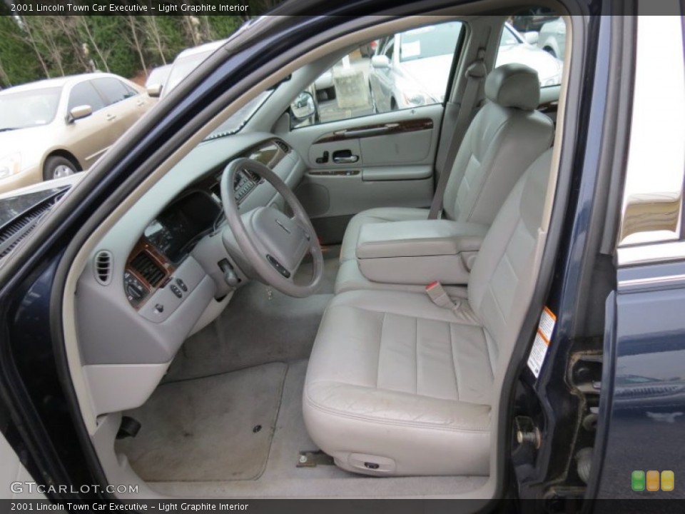 Light Graphite Interior Front Seat for the 2001 Lincoln Town Car Executive #74730287