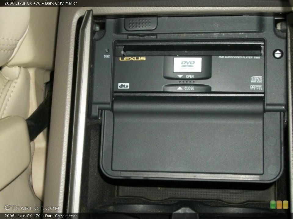 Dark Gray Interior Audio System for the 2006 Lexus GX 470 #74733475