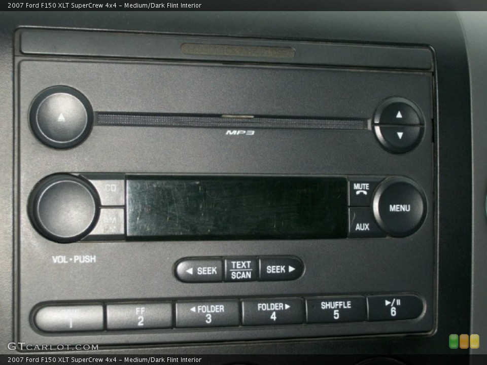 Medium/Dark Flint Interior Audio System for the 2007 Ford F150 XLT SuperCrew 4x4 #74735578