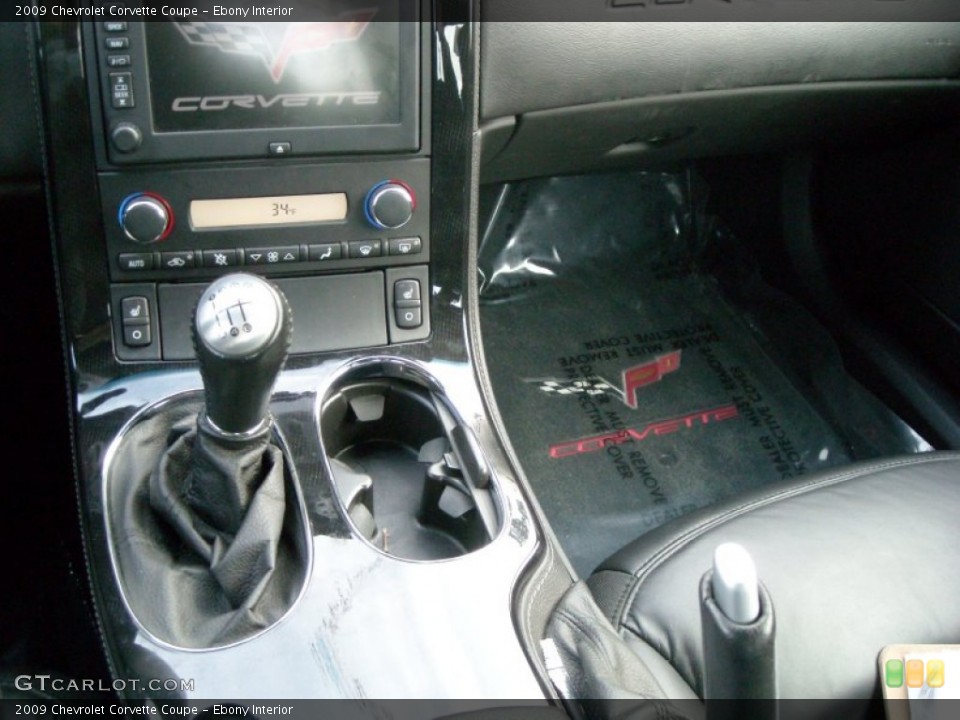Ebony Interior Transmission for the 2009 Chevrolet Corvette Coupe #74736109