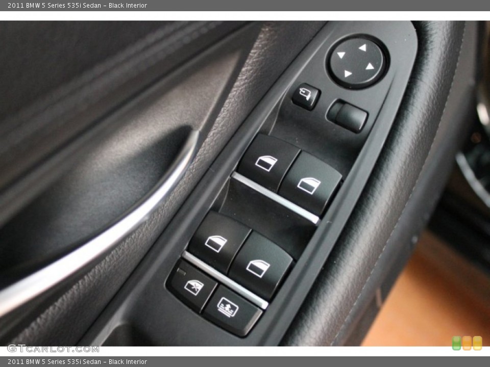 Black Interior Controls for the 2011 BMW 5 Series 535i Sedan #74739406
