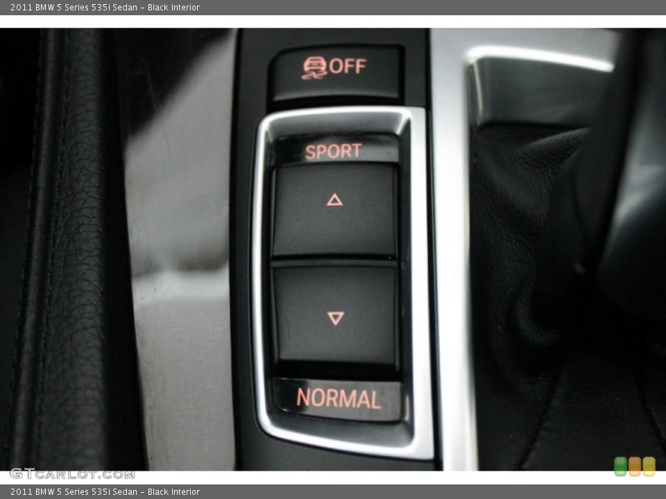 Black Interior Controls for the 2011 BMW 5 Series 535i Sedan #74739573
