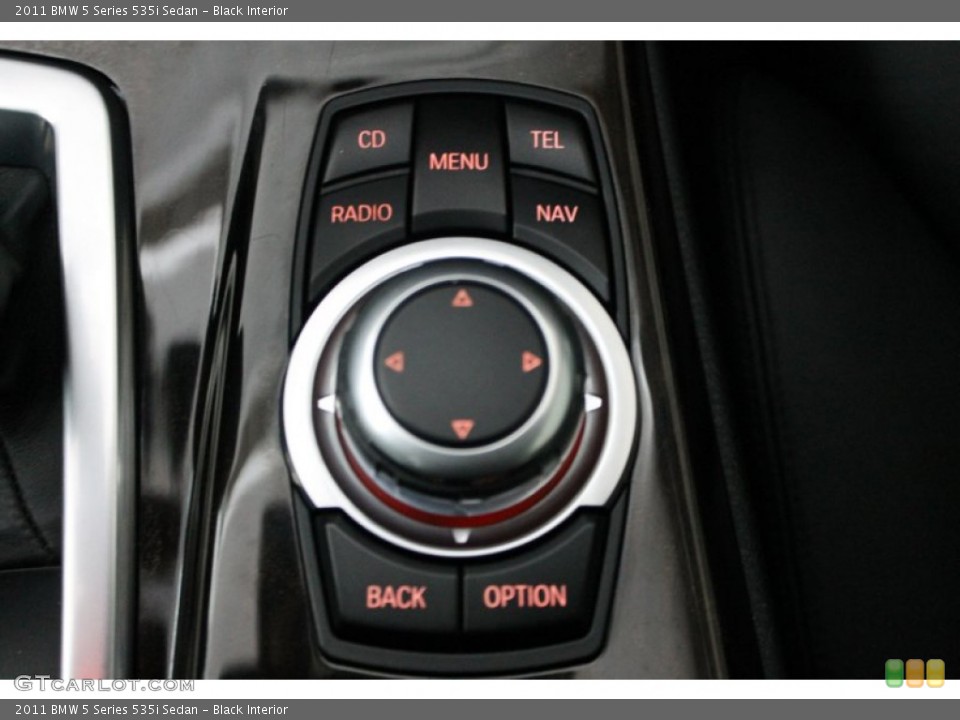 Black Interior Controls for the 2011 BMW 5 Series 535i Sedan #74739583