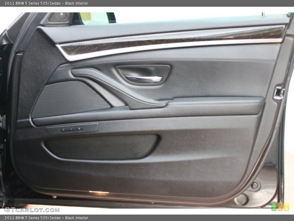 Black Interior Door Panel for the 2011 BMW 5 Series 535i Sedan #74739647