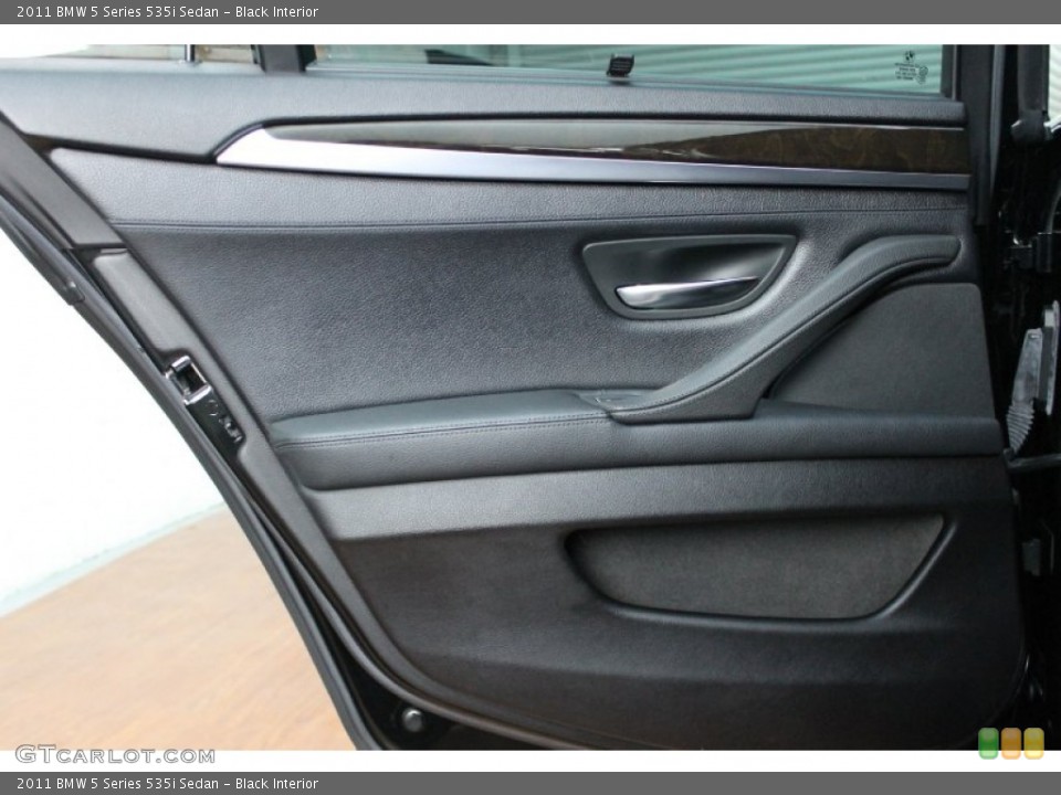 Black Interior Door Panel for the 2011 BMW 5 Series 535i Sedan #74739669