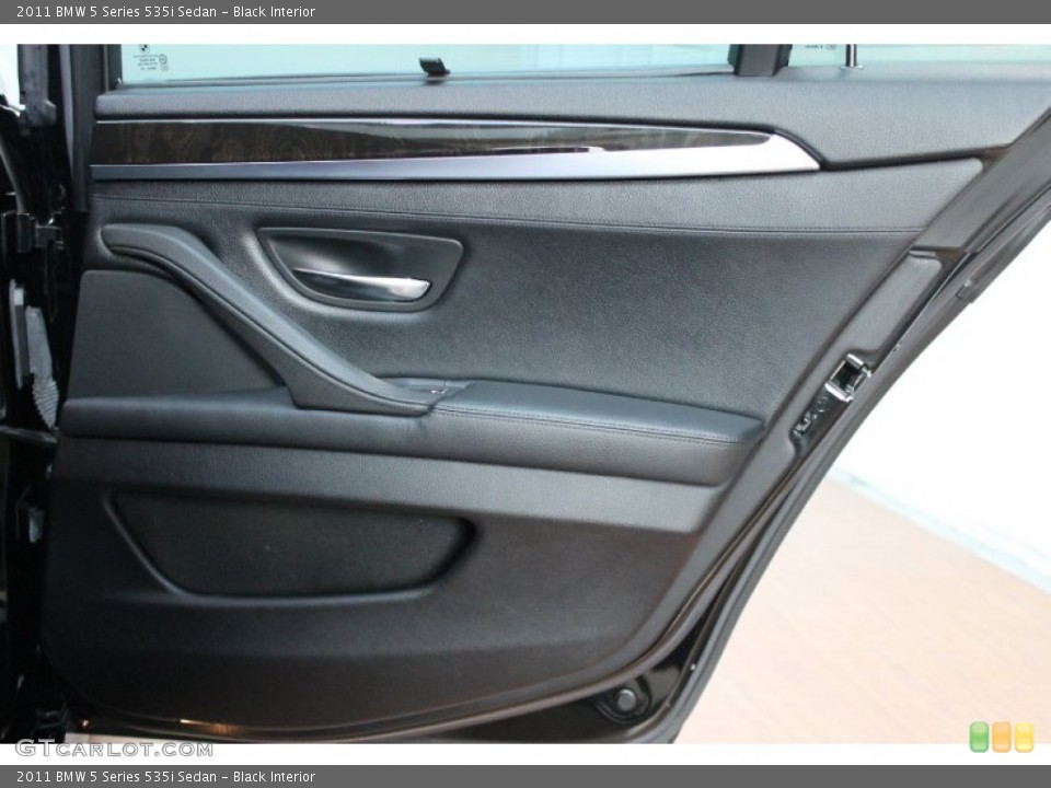 Black Interior Door Panel for the 2011 BMW 5 Series 535i Sedan #74739685