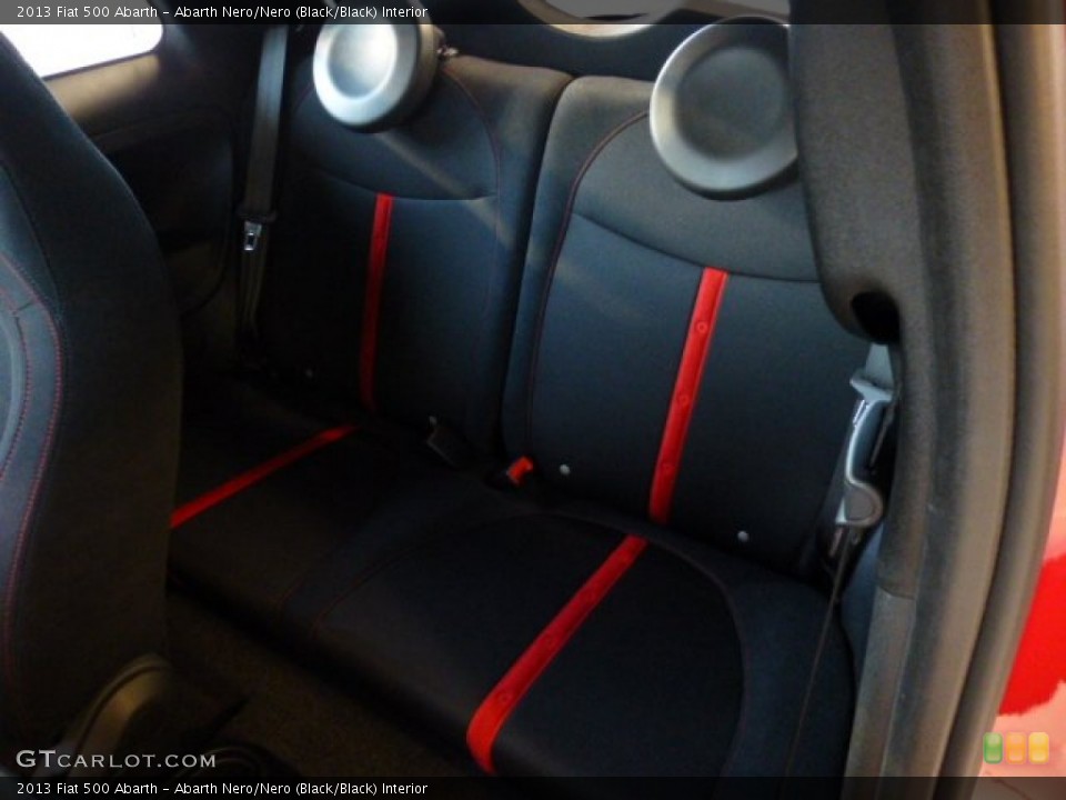Abarth Nero/Nero (Black/Black) Interior Rear Seat for the 2013 Fiat 500 Abarth #74739789