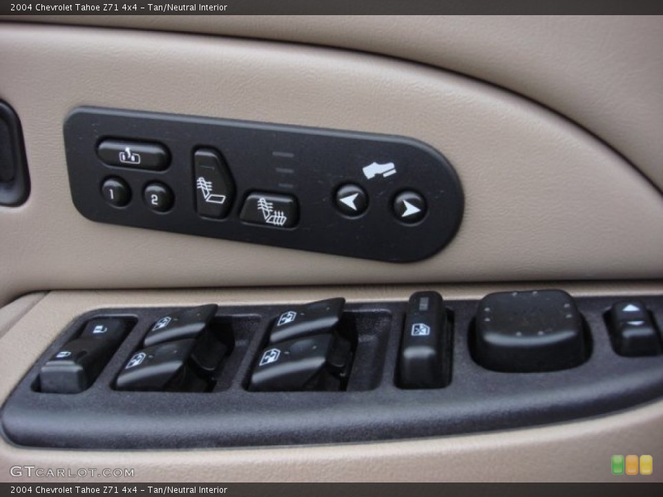 Tan/Neutral Interior Controls for the 2004 Chevrolet Tahoe Z71 4x4 #74740365