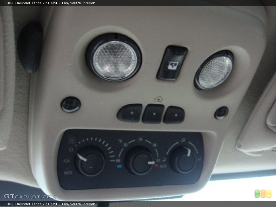 Tan/Neutral Interior Controls for the 2004 Chevrolet Tahoe Z71 4x4 #74740458