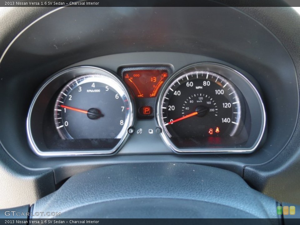 Charcoal Interior Gauges for the 2013 Nissan Versa 1.6 SV Sedan #74740685