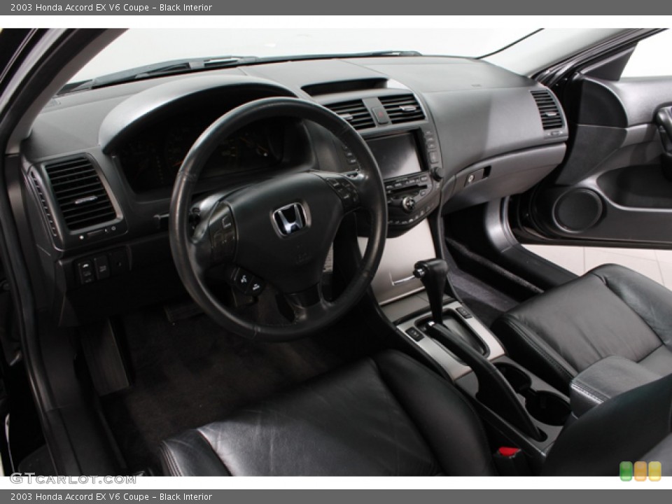 Black Interior Photo for the 2003 Honda Accord EX V6 Coupe #74743792