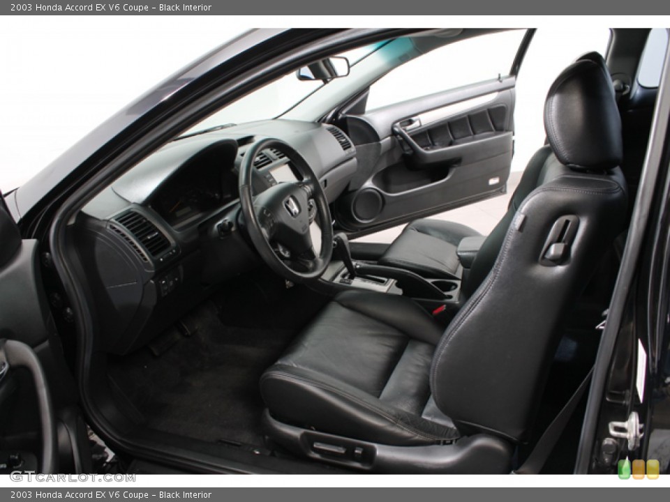 Black Interior Photo for the 2003 Honda Accord EX V6 Coupe #74744026