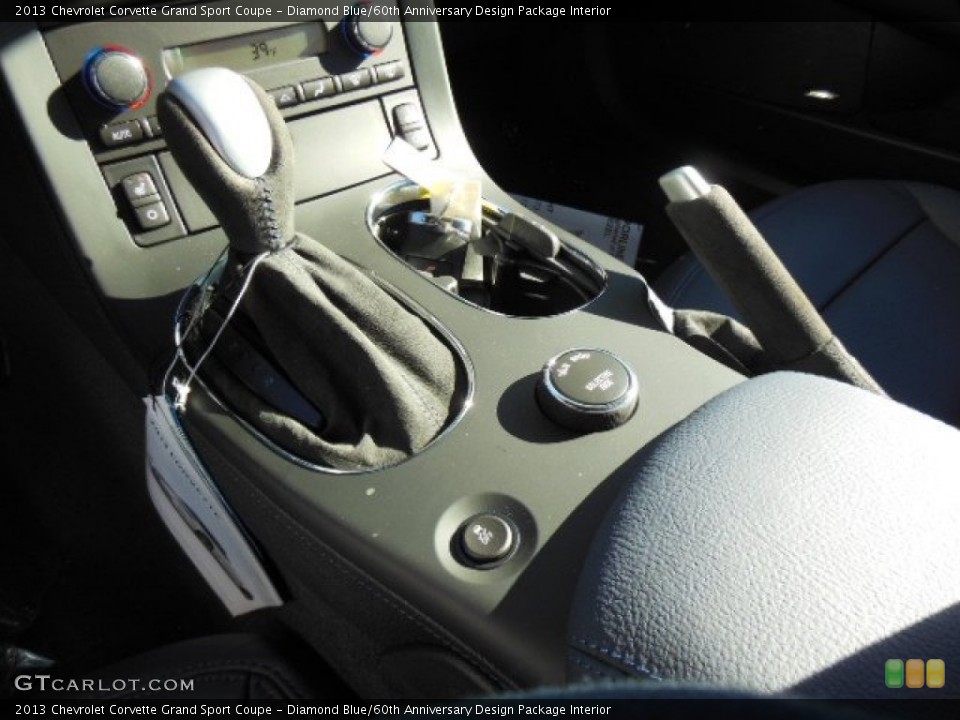 Diamond Blue/60th Anniversary Design Package Interior Transmission for the 2013 Chevrolet Corvette Grand Sport Coupe #74745601