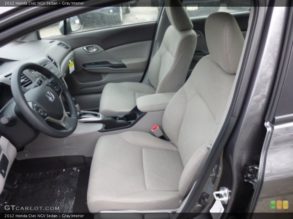 Gray Interior Photo for the 2012 Honda Civic NGV Sedan #74748660