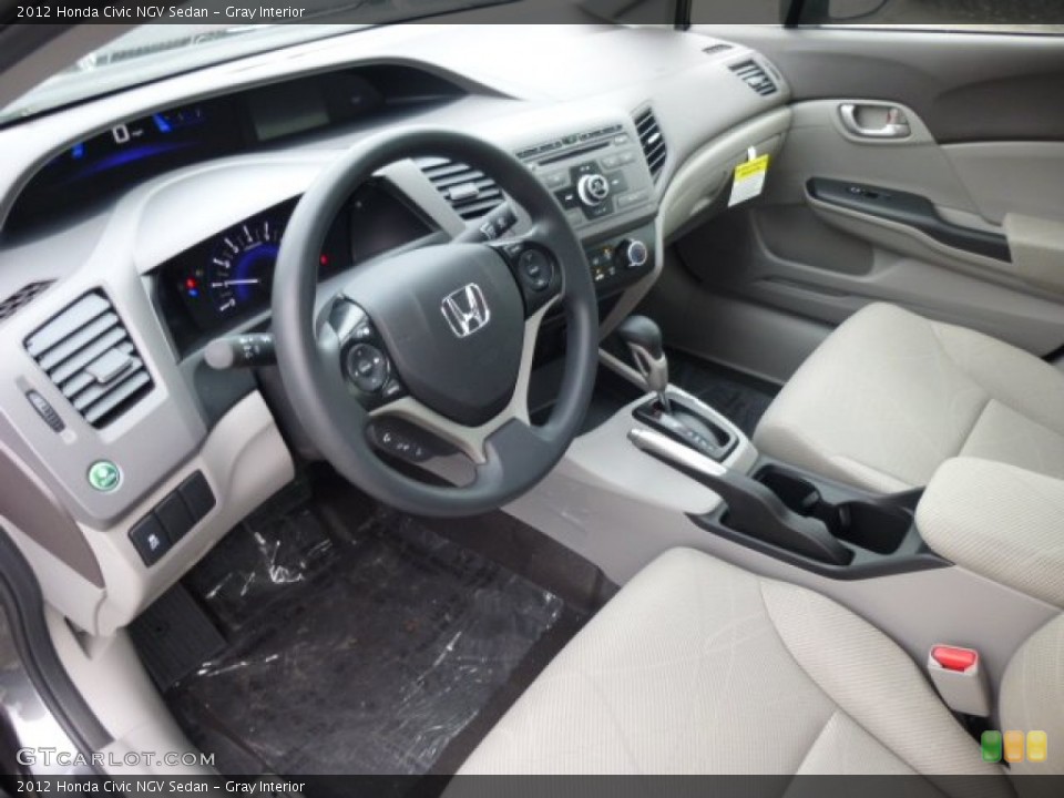 Gray Interior Photo for the 2012 Honda Civic NGV Sedan #74748760