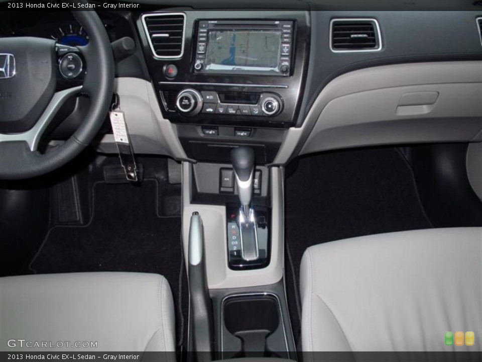 Gray Interior Controls for the 2013 Honda Civic EX-L Sedan #74749020