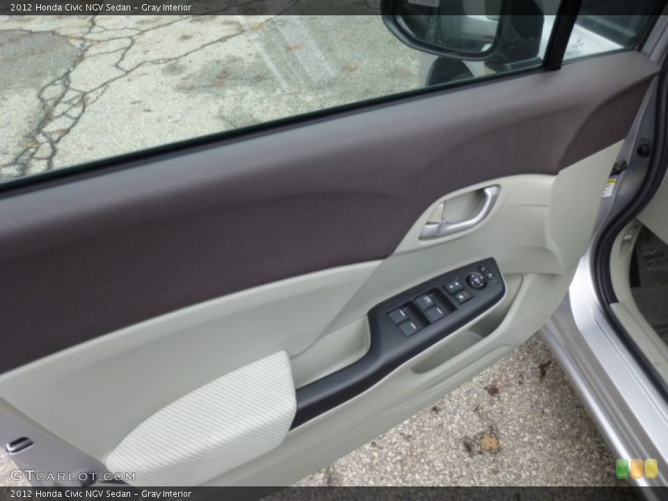 Gray Interior Door Panel for the 2012 Honda Civic NGV Sedan #74749089