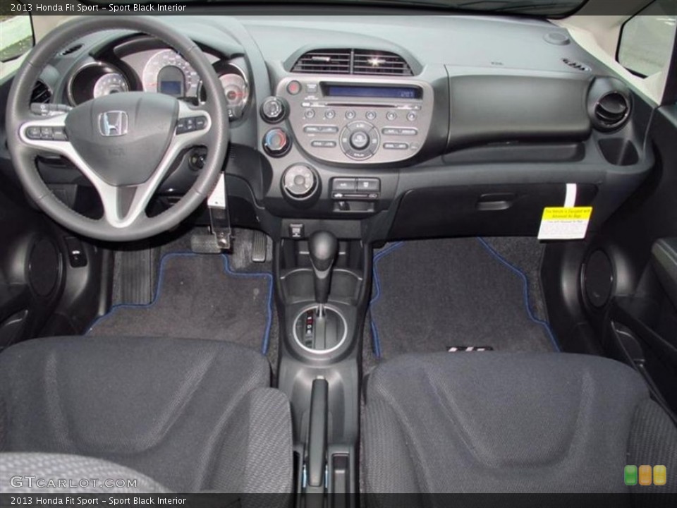 Sport Black Interior Dashboard for the 2013 Honda Fit Sport #74749606