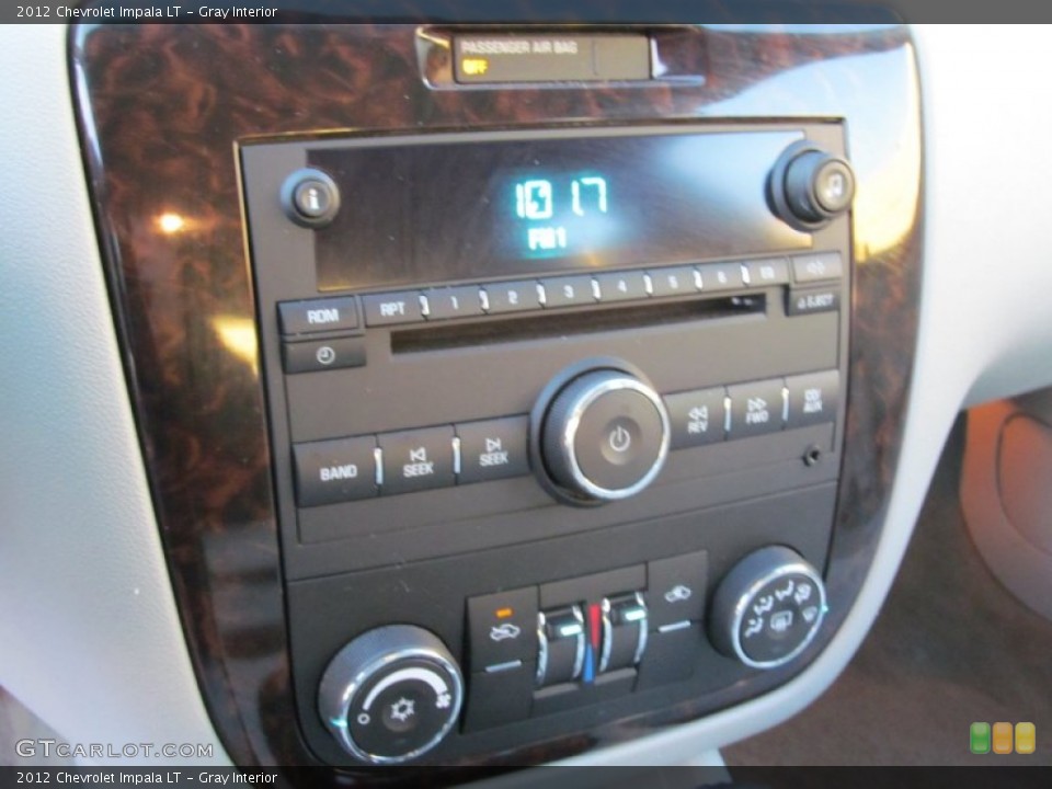 Gray Interior Controls for the 2012 Chevrolet Impala LT #74753221
