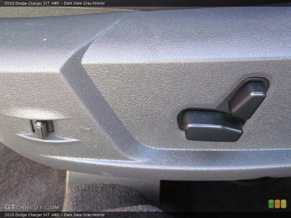 Dark Slate Gray Interior Controls for the 2010 Dodge Charger SXT AWD #74754412