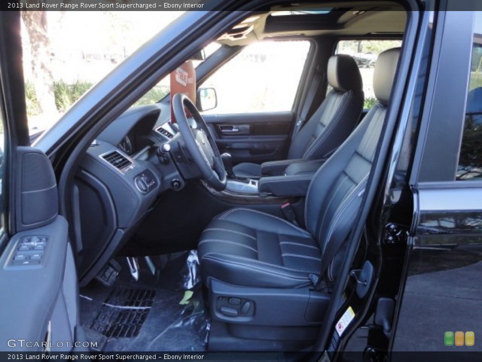 Ebony Interior Photo for the 2013 Land Rover Range Rover Sport Supercharged #74754448