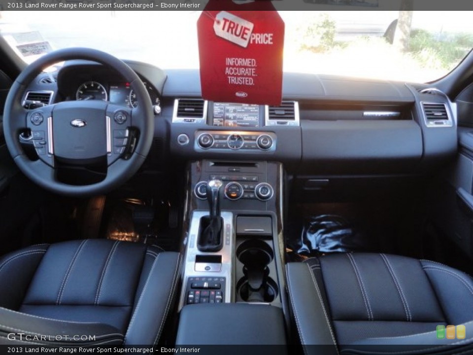 Ebony Interior Dashboard for the 2013 Land Rover Range Rover Sport Supercharged #74754469
