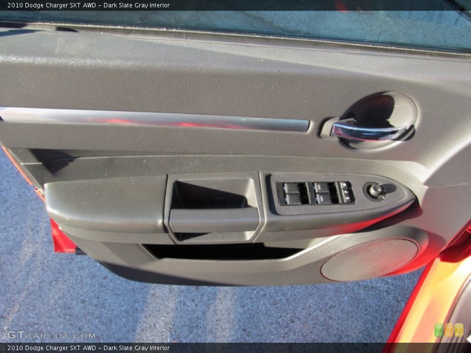 Dark Slate Gray Interior Door Panel for the 2010 Dodge Charger SXT AWD #74754511