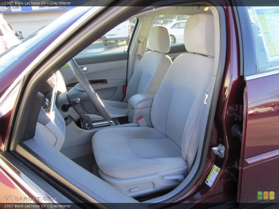 Gray Interior Front Seat for the 2007 Buick LaCrosse CX #74755252