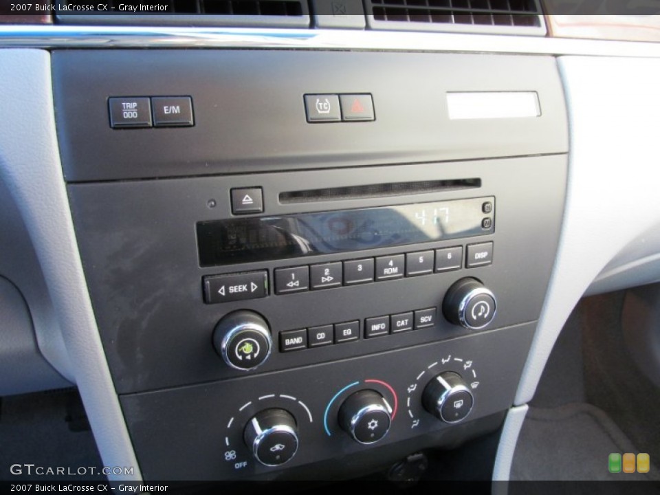 Gray Interior Controls for the 2007 Buick LaCrosse CX #74755315