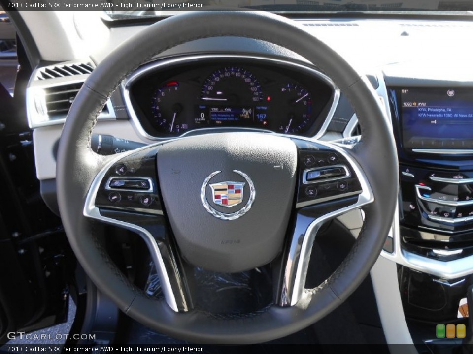 Light Titanium/Ebony Interior Steering Wheel for the 2013 Cadillac SRX Performance AWD #74760497