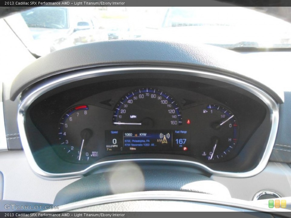 Light Titanium/Ebony Interior Gauges for the 2013 Cadillac SRX Performance AWD #74760523